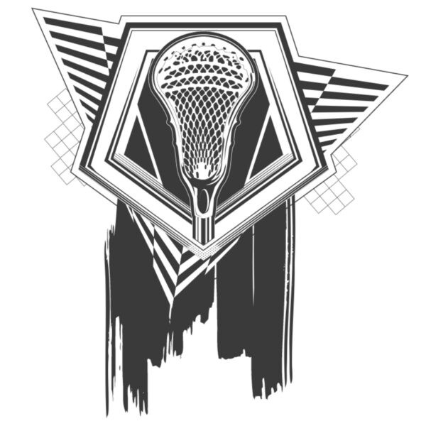 Fearless Lacrosse T-Shirt Vector Design Product Image