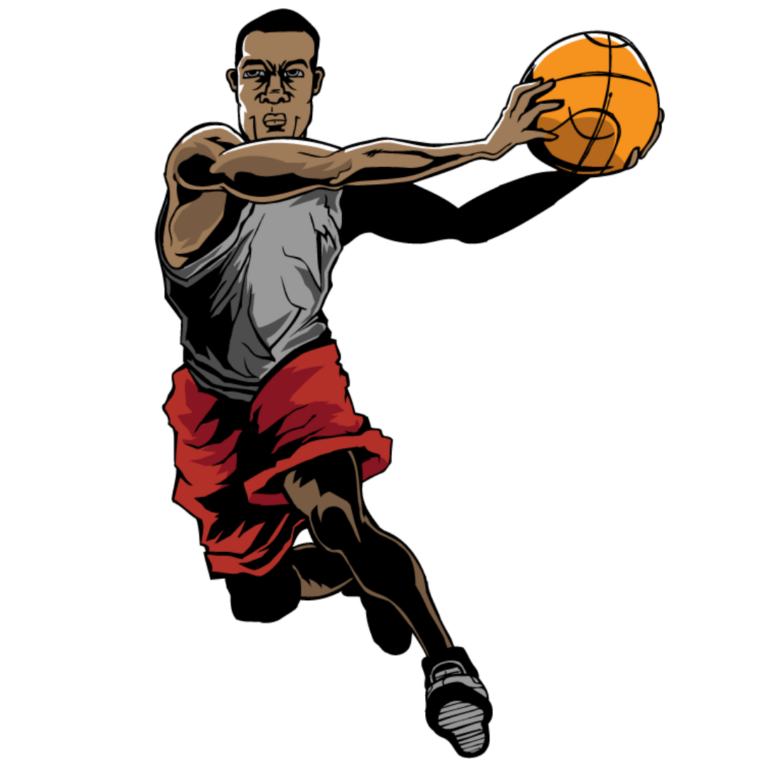 Basketball Player Vector Illustration Product Image