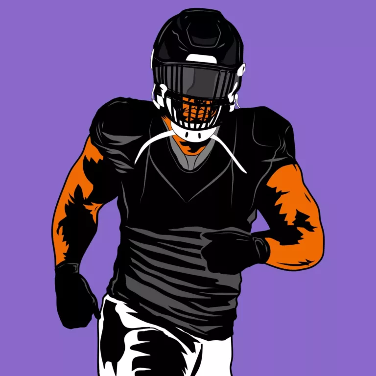 Football Player Pads Vector Illustration Product Image