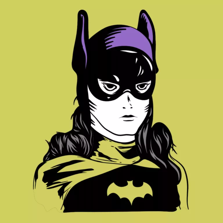 Batgirl Vector Illustration Product Image