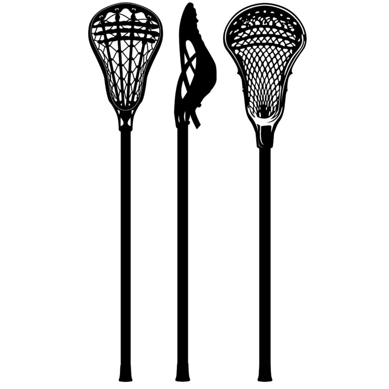 Men’s Lacrosse Sticks Vector Illustration Product Image