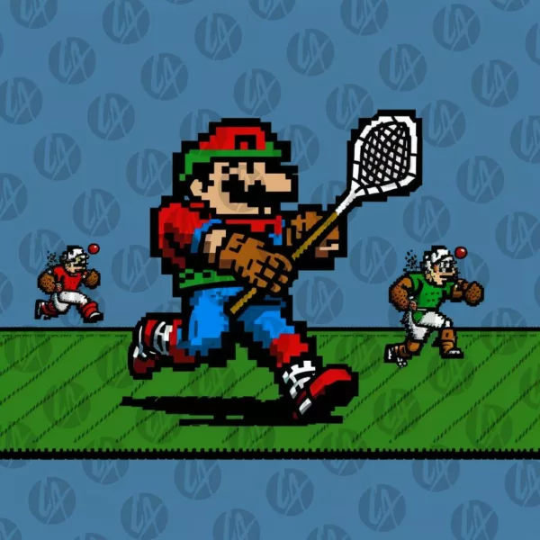 Super Mario Bros Lacrosse Player Illustration Stock Photo Sample