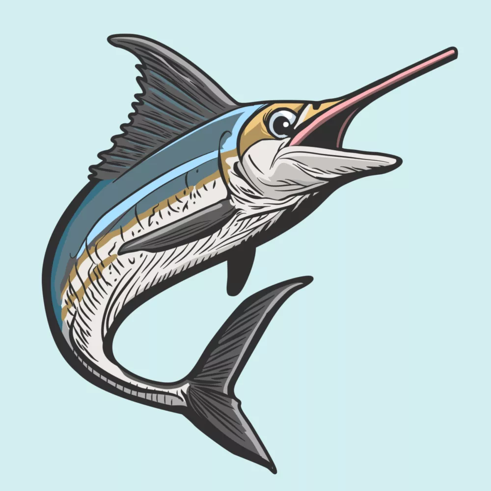 Marlin SVG Vector Illustration Product Image