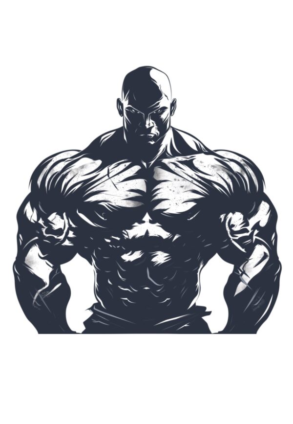 Muscle Majesty Bodybuilder Flex Poster