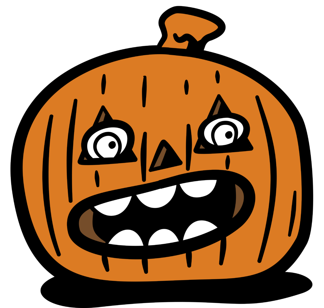 Jack-o-lantern illustration clipart