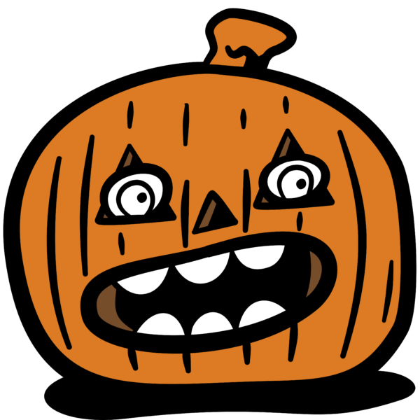 Jack-o-lantern illustration clipart