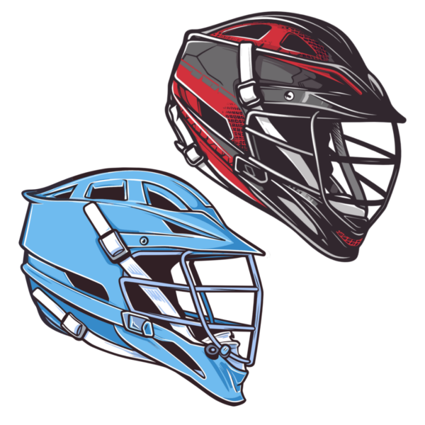 Lacrosse helmet clipart