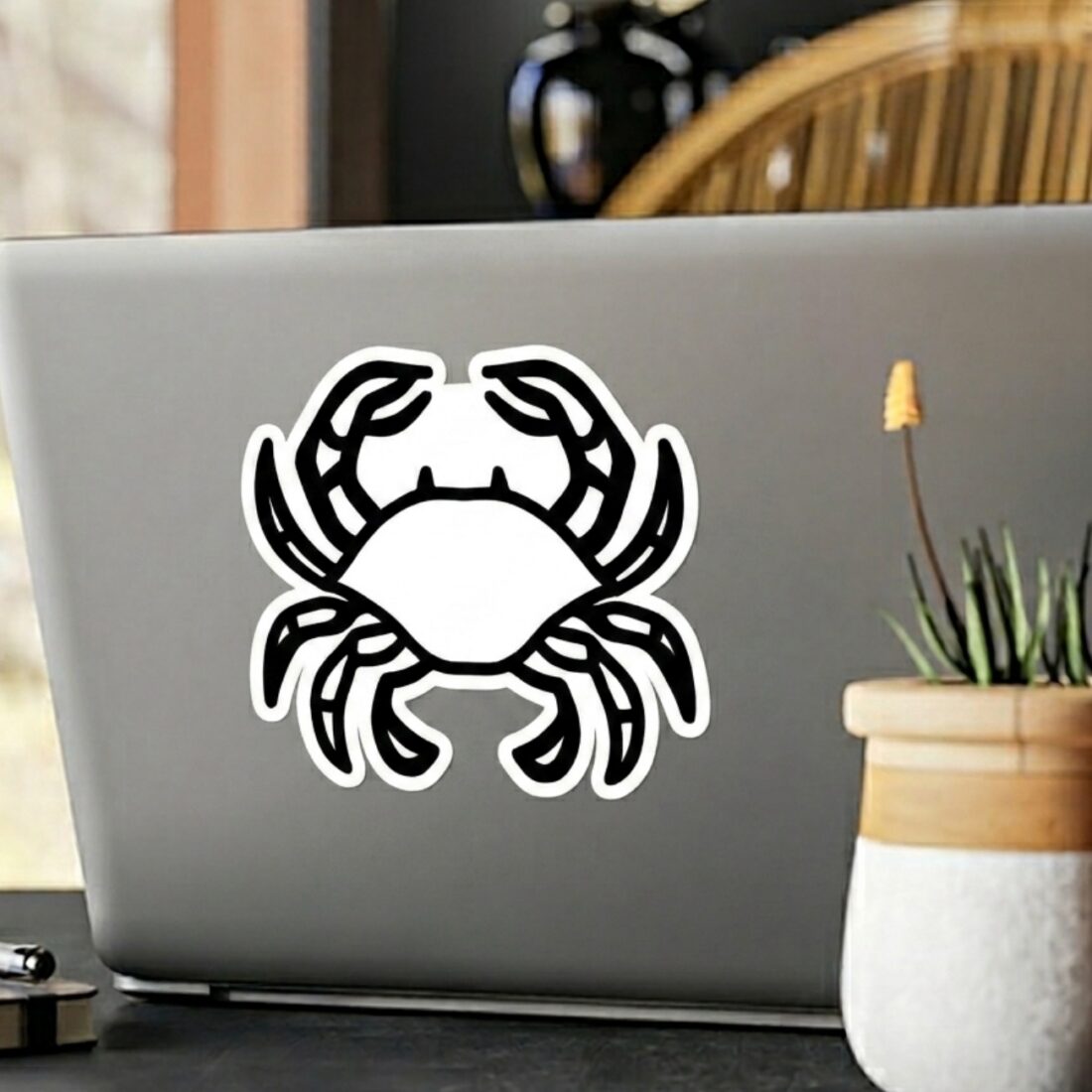 Crab sticker