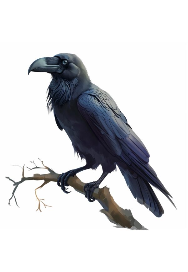 Baltimore Noir: Enigmatic Raven Poster